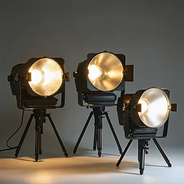Tungsten fresnel light kit